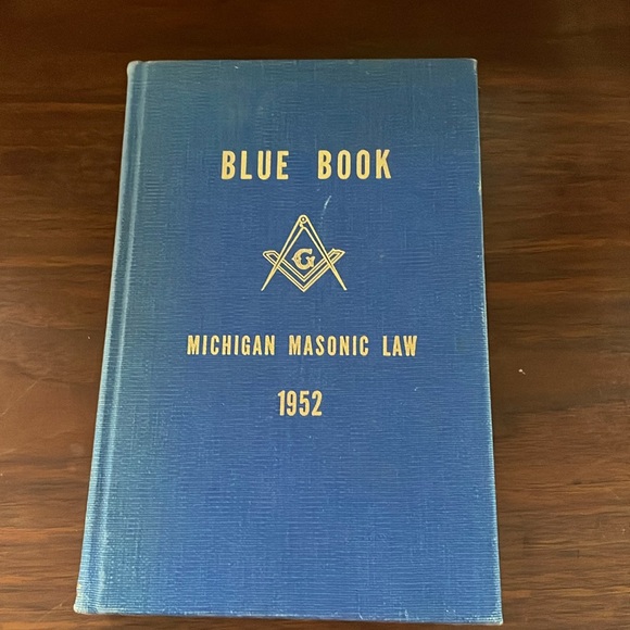 Bluebook, Michigan Masonic law book - Picture 1 of 8